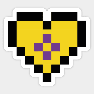 Intersex heart Sticker